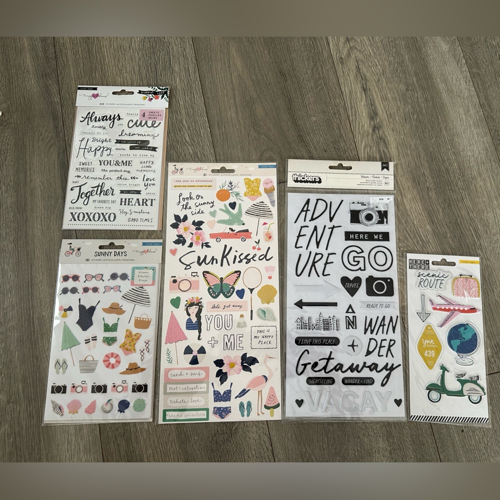 Crate paper/maggie holmes scrapbooking stickers